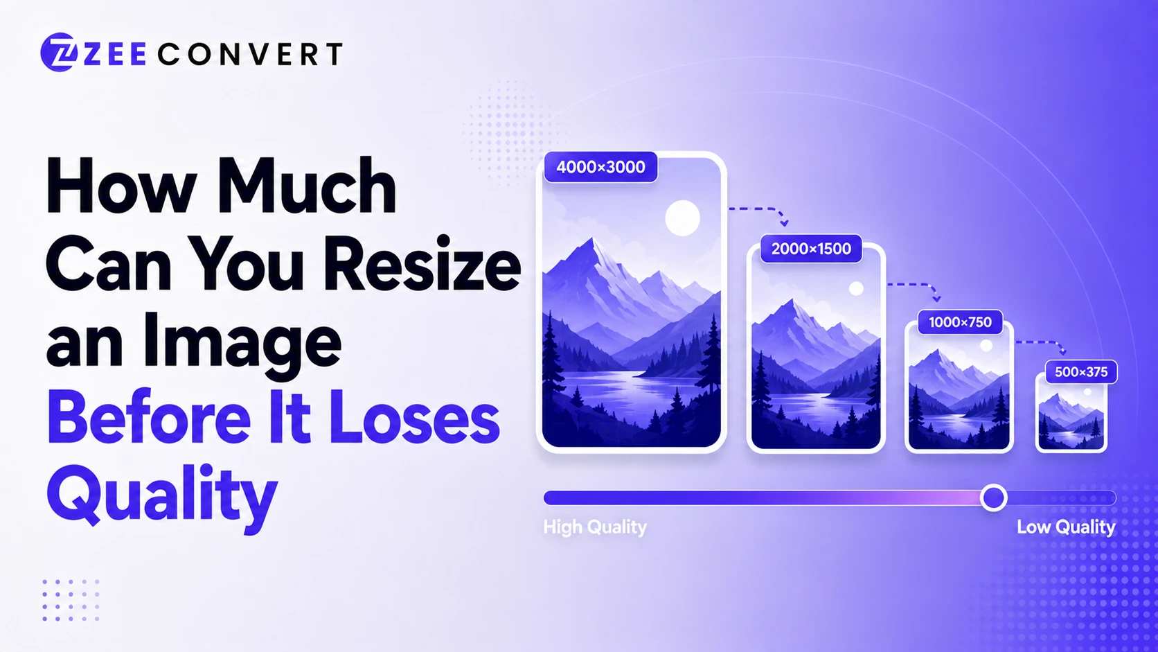 How Much Can You Resize an Image Before It Loses Quality